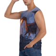 thumbnail image 3 of Picia Winter Fire Dragon mens Cotton Tank Undershirts , Moisture-wicking Ribbed Tanks, Lightweight Cotton Tank Undershirts-3X-Large, 3 of 8