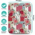 thumbnail image 2 of Coffee Bar Mat Accessories for Countertop Absorbent Anti-Slip Silicone Pioneer Flower Dish Drying Mats for Kitchen Counter Draining Pad Decor Gift Fit Coffee Maker Coffee Pot Espresso Machine 24x18in, 2 of 5