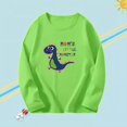 thumbnail image 1 of 2023 Printemps T-shirts à Manches Longues pour Enfants Coton Col Rond Garçon Tee Automne T-shirts Grand Garçon Automne Vert 2 6T, 1 of 5