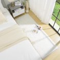thumbnail image 3 of Alfombra BENRON de 61 x 244 cm, suave y lavable, color blanco crema, 3 of 7