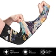 thumbnail image 3 of Picia Cute Mushroom Landscape Arm Sleeves for Men and Women - Tattoo Cover Up UPF 50+ Cooling Sports Sleeve for Basketball Golf Football-One Size, 3 of 8