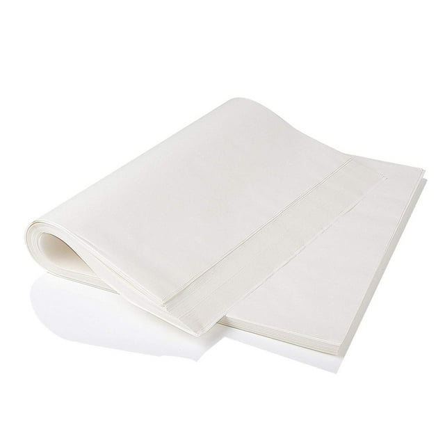 30x40cm 100 Pieces Non-Stick Rectangular Precut Baking Silicone Oil Baking Paper for Baking Grilling Air Fryer Steaming Bread Cup Cake Cookie