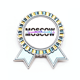 thumbnail image 1 of Moscow City Radio Building Insignia broche Medalla ganadora, 1 of 3