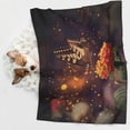thumbnail image 6 of Naloa Butterfly Sitting on a Flower Dog Blanket, 3 Sizes Cat Blanket for Indoor Cats Large Medium Small Dog Gifts-Large, 6 of 8