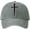 Gray/Black, variant on Christian Faith Hat Jesus Hat Cross Cap Comfortable Adjustable One Size Fits Most