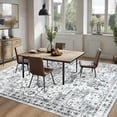 thumbnail image 7 of Ultrug Area Rugs for Bedroom Rug for Living Room Nursery Decor Fluffy Vintage Carpet,6'x9',Grey, 7 of 7