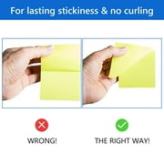 Tripumer 8 Pack Bright Sticky Pads Sticky Notes 3 x 3 in Self-Stick Note Pads 8 Colors