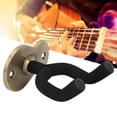 thumbnail image 4 of Guitar Wall Mount Holder, Sponge Cover No Slip U-Shape Metal Base Guitars Neck Hook With Screws/Anchors For Stringed Instruments Storage/Display Copper Red,Bronze Color,Black, 4 of 8