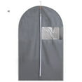 thumbnail image 4 of Billuyoard Colgando ropa, ropa, traje, abrigo, funda antipolvo, bolsa de almacenamiento para el hogar, estuche organizador, armario, ropa colgante Cubiertas para muebles de jardín Gris METRO, 4 of 6