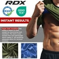 thumbnail image 3 of RDX Men's Sauna Shirt Heat Trapping Sweat Suit - REACH OEKO TEX 100 Certified T-Shirt - Gym Workout Fitness Tank Top Trimmer, 3 of 6
