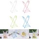 thumbnail image 5 of KDJ Foldable Trash Bag Holder Portable Garbage Bag Rack Waste Sorting Plastic Frame for Kitchen, Outdoor, Yard, Pink, 31.5x17cm, ABS Material, 5 of 6
