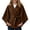 LL41-Coffee, variant on Women Wrap Cape Coat V Neck Belted Poncho Jacket Wide Batwing Sleeve Winter Coats for Women Elegant Solid Outerwear with Side Pockets,Women's Plus M