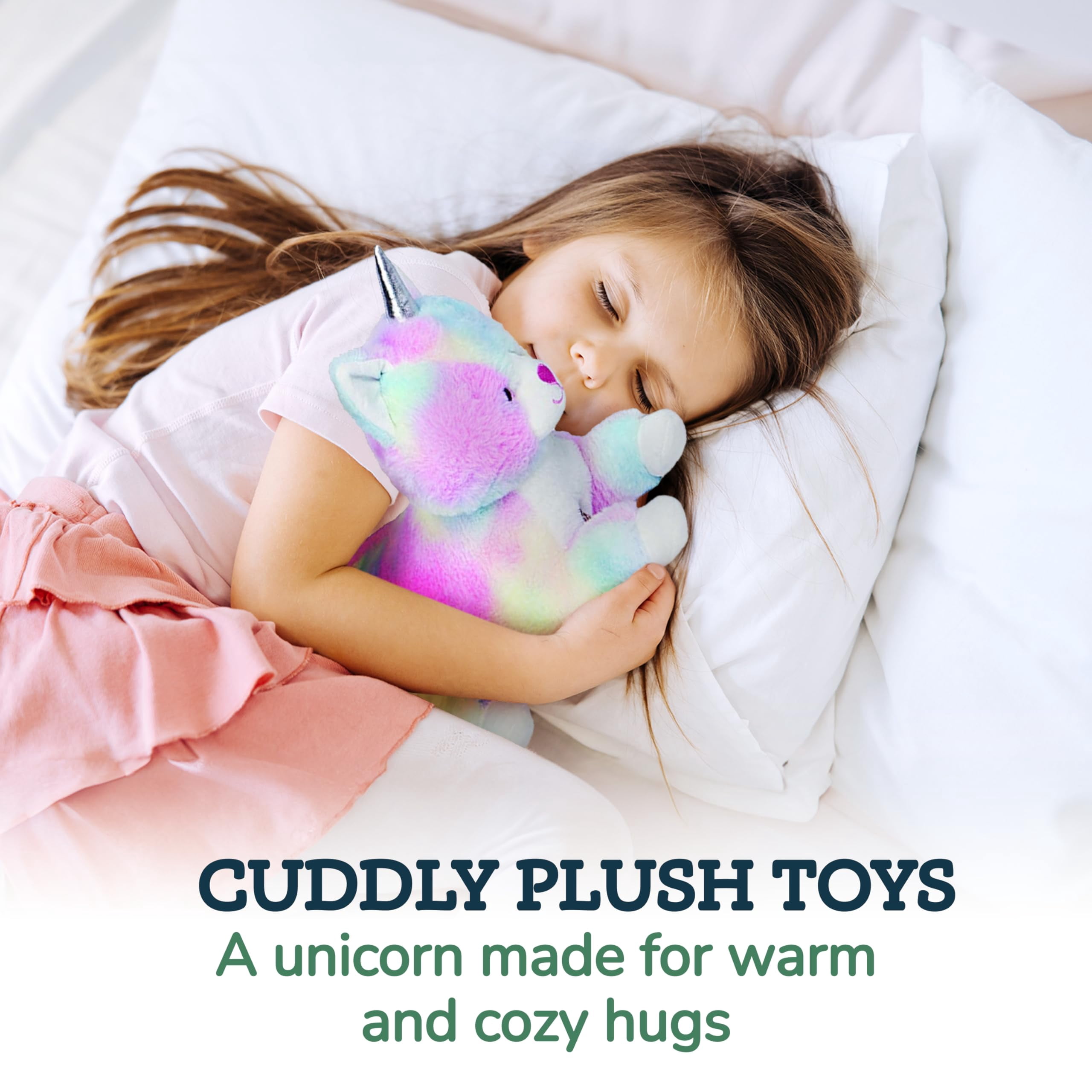 PixieCrush Unicorn Cat Plushie - Mommy Cat Unicorn with 4 Baby Kittens - Magical Pillow Plushies for Girls Ages 3-8 - Big Stuffed Animals - Ideal Gift for Girls 5 x 10 x 8 inches