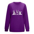 thumbnail image 5 of Hauts Chauds pour Filles Mode Décontractée pour Femmes Hauts Mignons Imprimés en Peluche Col Rond Sans Capuche Chandails en Molleton Bouclés Tenues d'Hiver pour Femmes en Liquidation, 5 of 5