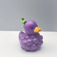 thumbnail image 4 of Grapes Duck - Fruit Duck Statue Unique Ducks Figurine Resin Ducks for Dashboard Funny Duck Statue for Home Office Desktop Car Accessories(Grapes), 4 of 5