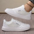 thumbnail image 5 of Willtoo Women's Breathable Lace Floral Hollow Out Sneakers, Low-Top Athletic Shoes for Women Casual Sneakers – Lightweight Non-Slip Athletic Footwear, 5 of 7