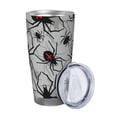 thumbnail image 2 of Logiee Spiders Print 20OZ Car Cup with Lid, Stainless Steel Vacuum Insulated Double Wall Travel Tumbler, Durable Insulated Coffee Mug,Thermal Cup with Straw-Without Straw, 2 of 8