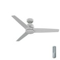 thumbnail image 6 of Hunter 52 inch Indoor Ceiling Fan No Light with Remote Control - Ceiling Fan without Light, Standard Mount, 3 Blades, For Bedroom, Living Room, or Kitchen - Malden 52610, Dove Grey, 6 of 17