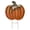 Orange, variant on Metal Pumpkin Stake Fall Yard Sign Autumn Harvest Outdoor Pumpkin Lawn Ornaments Rustic Pumpkin Garden Sign Decor for Fall Halloween Thanksgiving Outdoor Decorations