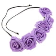 thumbnail image 5 of Diadema de Flores Gloria Diadema de rosas Lila, 5 of 5