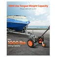 thumbnail image 2 of Trailer Dolly 1000lbs Capacity - Adjustable Height 16.7-22in, 2in Ball, 14in Tires - Heavy Duty Trailer Mover for Boat, Utility & Cargo Trailers, 2 of 7