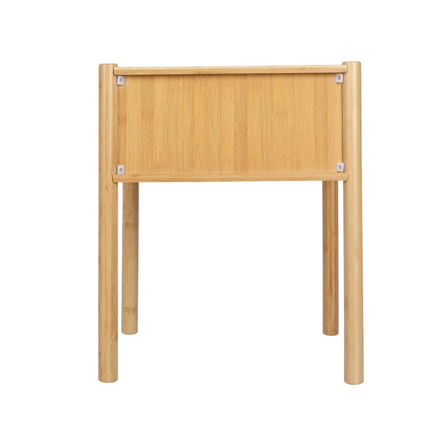 Kadyn Bedside Table, Bamboo Nightstand Side Table with 1 Drawer, Modern Night Stand for Bedroom, Living Room, Barnwood Kadyn Bedside Table, Bamboo Nightstand Side Table with 1 Drawer, Modern Night Stand for Bedroom, Living Room, Barnwood