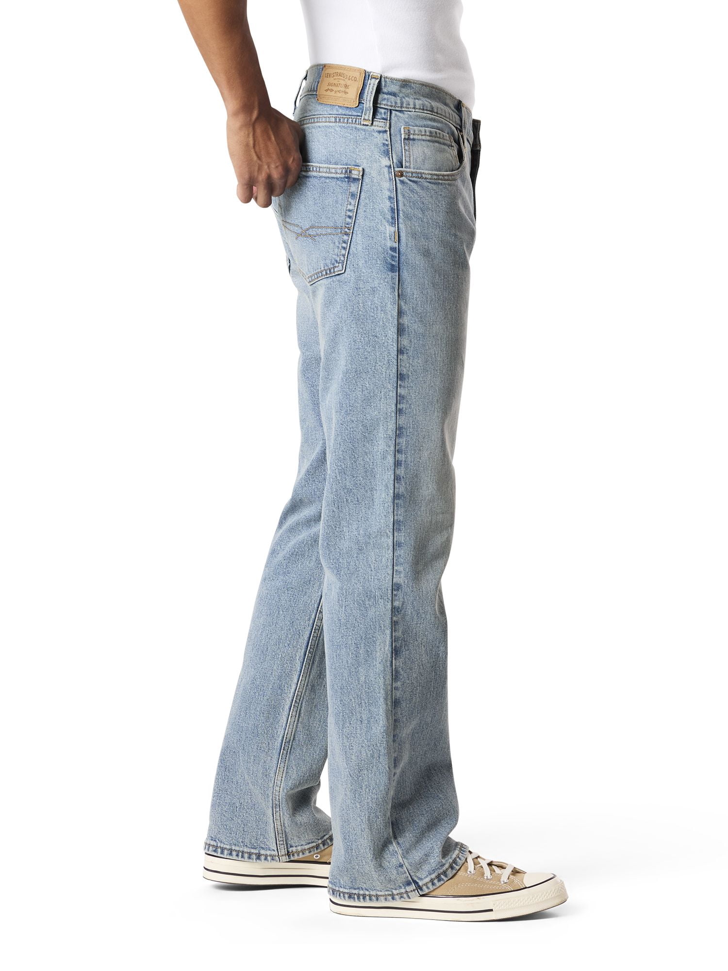 Levi Strauss Signature Men's and Big and Tall Original Relaxed Bootcut Jeans