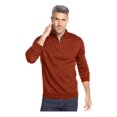 thumbnail image 1 of John Ashford - Sudadera con cremallera para hombre, naranja, pequeña, 1 of 2