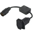 thumbnail image 2 of Conector Del Remolque Del Remolque Cable De Luz Conversión Adaptador Europeo De 7 Pines A American 7 Way Plug, 2 of 7