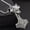 Silver, variant on 3 Color Large Stainless Steel Mens Thors Hammer Wolf Pendant Necklace Chain Huge-Silver