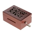 thumbnail image 4 of Vintage Hand Crank Music Box Wooden Box Make Your Own Song DIY Music Box, Gift, 4 of 8