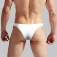 thumbnail image 2 of Vedolay Underwear Mens Underwear Boxers Low Waist U Pouch Front Briefs,White One Size, 2 of 4