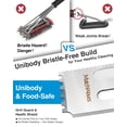 thumbnail image 4 of Matchwaves Stainless Steel Grill Scraper for Traeger Grills, Grill Grate Cleaner - Safe Bristle-Free Grill Cleaning Tool, 4 of 4