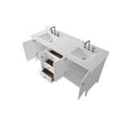 thumbnail image 6 of Vanity Art 72" Double Sink Bathroom Vanity Cabinet, Freestanding Storage Cabinet with Engineered Marble Top, Undermount Sinks, Drawer, and Shelve, 6 of 8