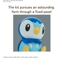thumbnail image 4 of Bandai Hobby - Pokemon 06 Piplup, Bandai Spirits Hobby Pokemon ModelKit Quick!!, Bandai, Gifts, 4 of 5