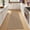 Brown, variant on LOKHOM 2'x3' Cotton Woven Kitchen Rug, Non Slip Washable Front Doormat, Indoor Door Mat for Front Porch Kitchen Bedroom, Beige White
