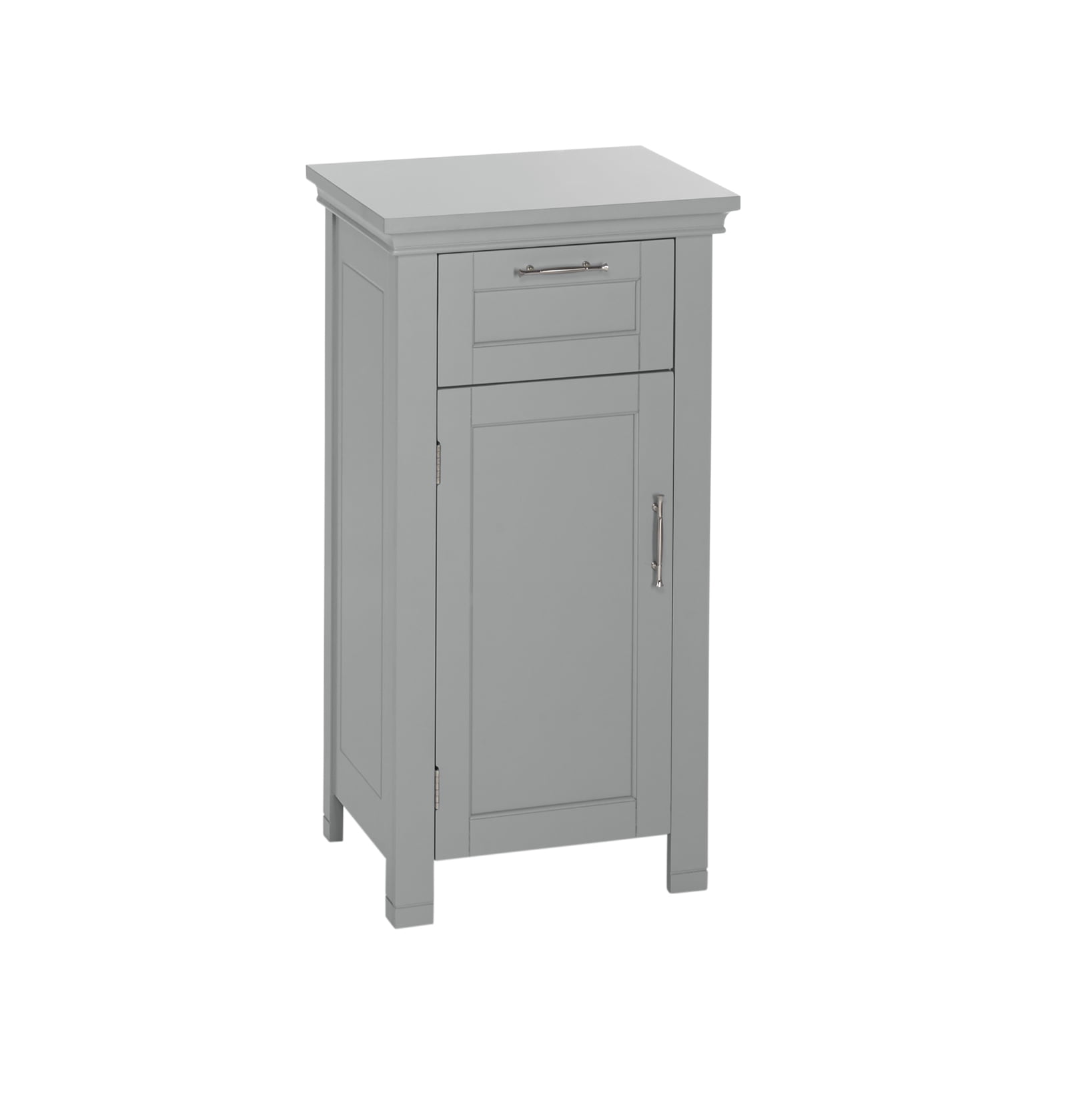 RiverRidge Somerset 1-Door Bathroom Laundry Storage Cabinet with Adjustable Shelf - Gray