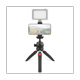 thumbnail image 5 of Mini trípode portátil multifuncional para VLOG Live, estabilizador con clip para teléfono, soporte antivibración Steady Shot, color rojo, 5 of 5