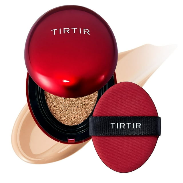 Mascarilla Tirtir de Cushion Foundation, color rojo, cobertura total, 4,5 ml