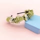 thumbnail image 3 of Diadema con corona de flores de tela simulada: perfecta para viajes, vacaciones, fotos, festivales, presentaciones y accesorios para el cabello., 3 of 7