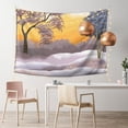 thumbnail image 2 of ZICANCN Funny Tapestry for Bedroom Aesthetic,Illustration Landscape Pattern Wall Tapestry for Living Room 60x40 Inches, 2 of 8