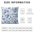 thumbnail image 6 of Nawypu Chinoiserie Throw Pillow Covers  Set of 2 Blue and White Porcelain Floral Decorative Pillow Cases Cushion Covers for Sofa Couch Car Bedroom Home Decor, 6 of 6
