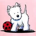 thumbnail image 3 of CafePress - Westie & Ball - Women's Nightshirt, 3 of 4