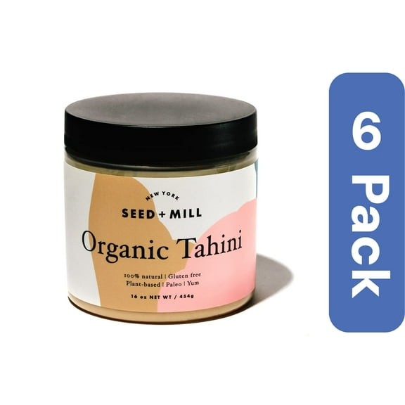 Seed & Mill Organic Tahini 16 oz (Pack Of 6)