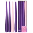 thumbnail image 1 of Juego de 4 velas de Adviento Hyoola, color morado y rosa, 30 cm, 10 h de combustión, 1 of 8
