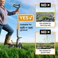 thumbnail image 6 of Weed Puller Tool,Detachable Weed Puller Stand Up Weeding Tools Heavy-Duty Stainless Steel 3-Claw with 39.3" Long Handle,Garden Tools for Lawn and Yard Without Bending or Kneeling, 6 of 7