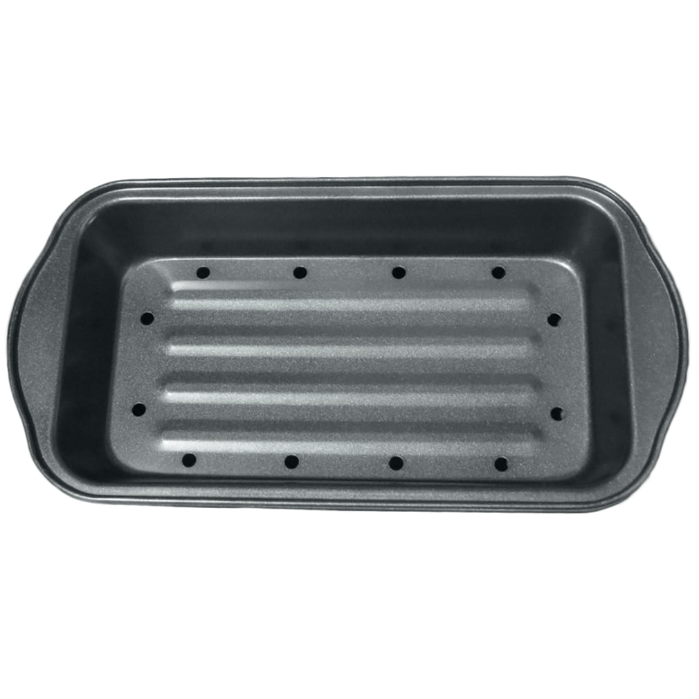 Ecolution Bakeins Healthy Meat Loaf Pan Set Loaf Pan and Perforated Tray