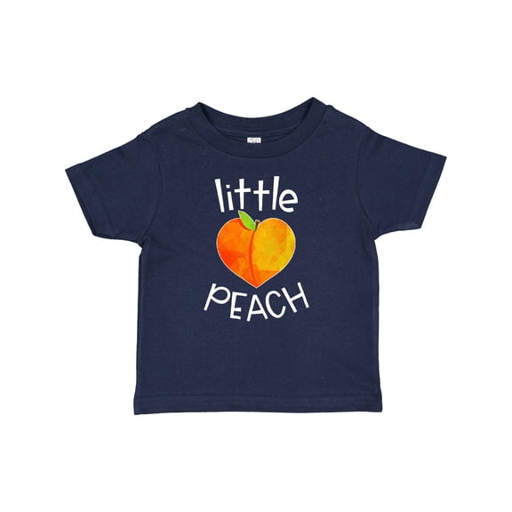 Inktastic Little Peach Cute Heart Shaped Peach Boys or Girls Baby T-Shirt