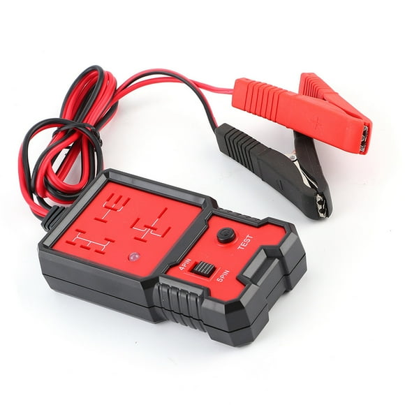 Electronic Relay Tester, Convenient To Carry Battery Load Tester Stable Relay Tester Lightweight with Clips for Car for Diagnostic