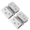 thumbnail image 2 of Shisuyan Hinges for Kitchen Cabinet Doors Silver 2Pcs 2.1Inx1.8Inx0.6In, 2 of 8